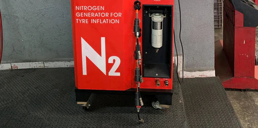 Inflar las llantas con Nitrógeno.