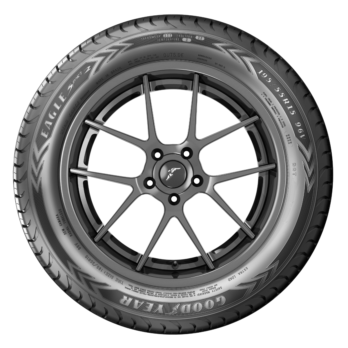 Llanta Goodyear 195/55R16 Eagle Sport 2 91V XL