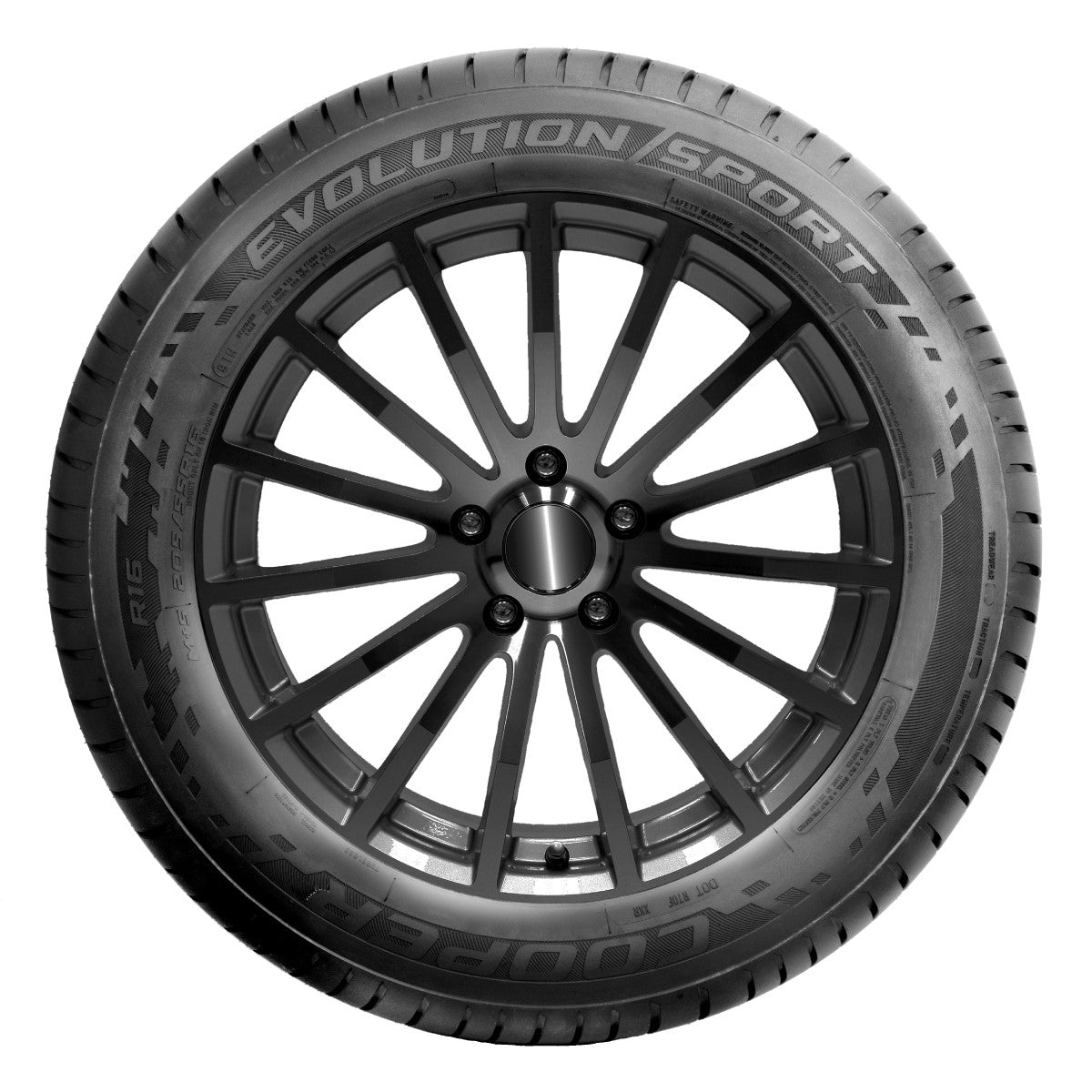 Kit de 2 Llantas Cooper 215/50r17 Evolution Sport 91v Índice De Velocidad V