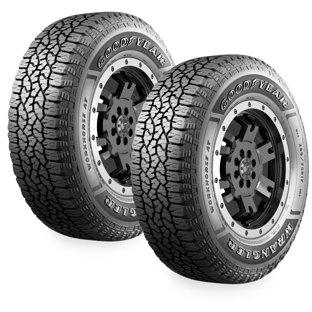 Kit de 2 Llantas Goodyear 245/75R16 Wrangler Workhorse AT 114S All Terrain