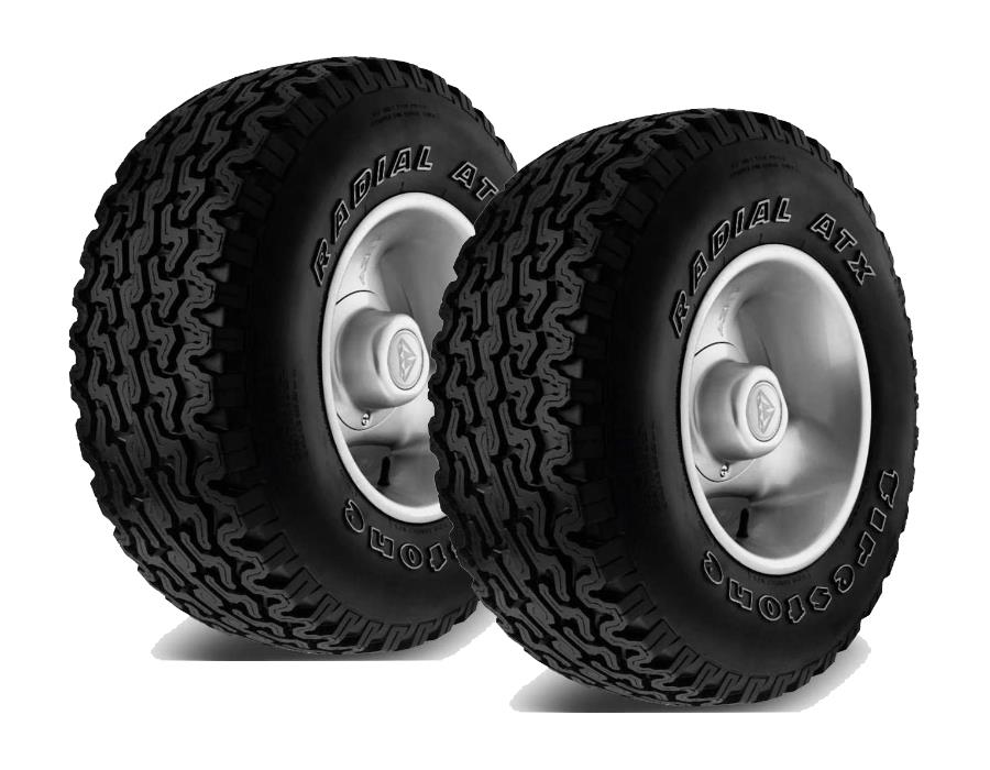 Kit de 2 Llantas 31x10.50R15 Radial ATX Firestone