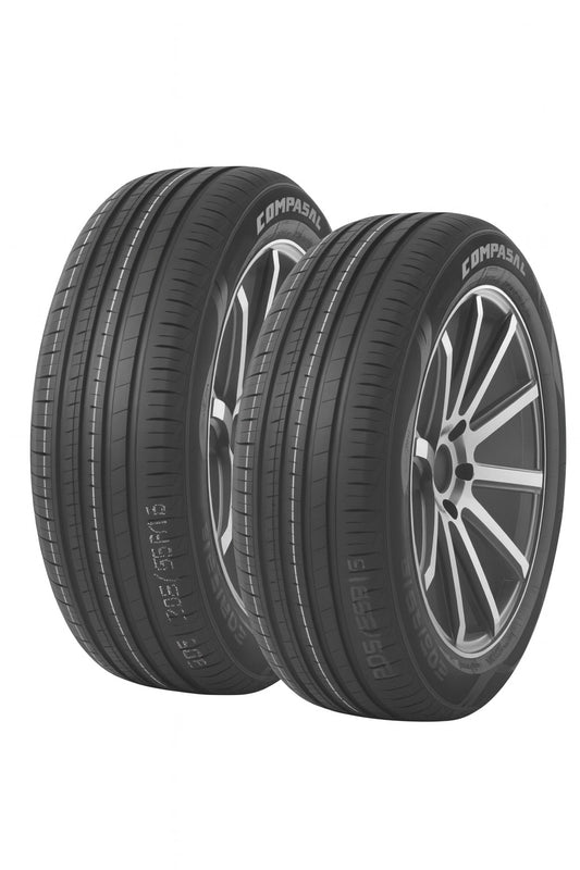 Paquete de 2 Llantas Compasal 185/60R14 Blazer HP 82 H