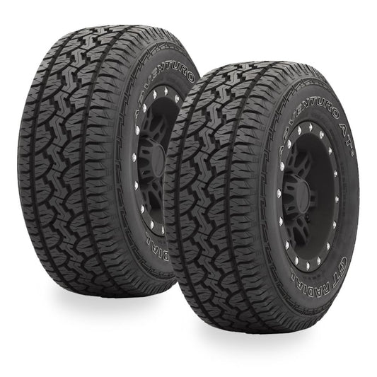 Kit de 2 Llantas LT 265/70R17 121/118S Adventuro AT3 GT Radial