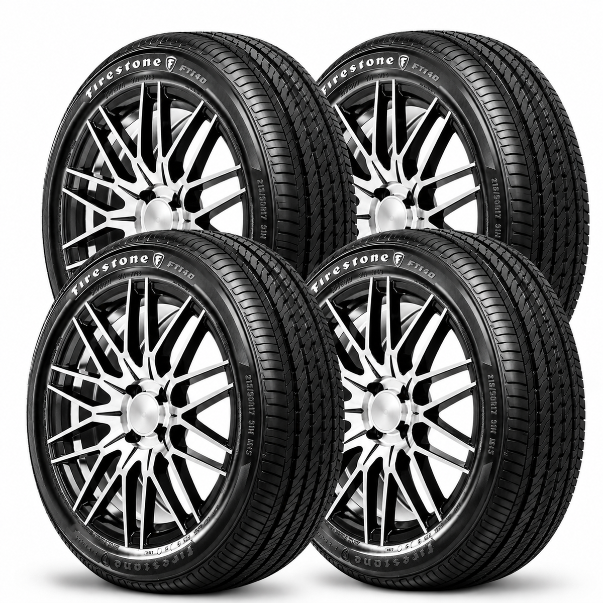 Paquete de 4 Llantas Firestone FT140 205/60R16 92H
