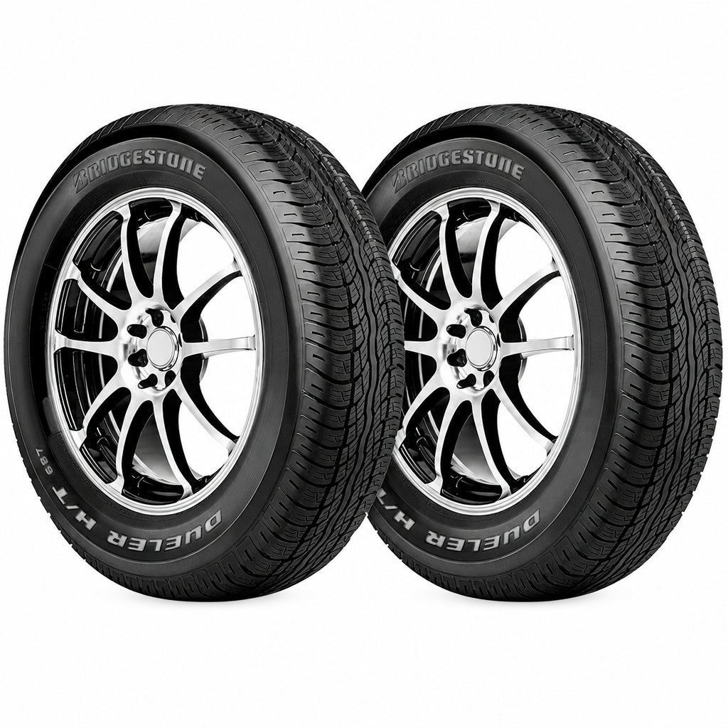Paquete de 2 Llantas Bridgestone Dueler H/T 687 215/70R16 99S