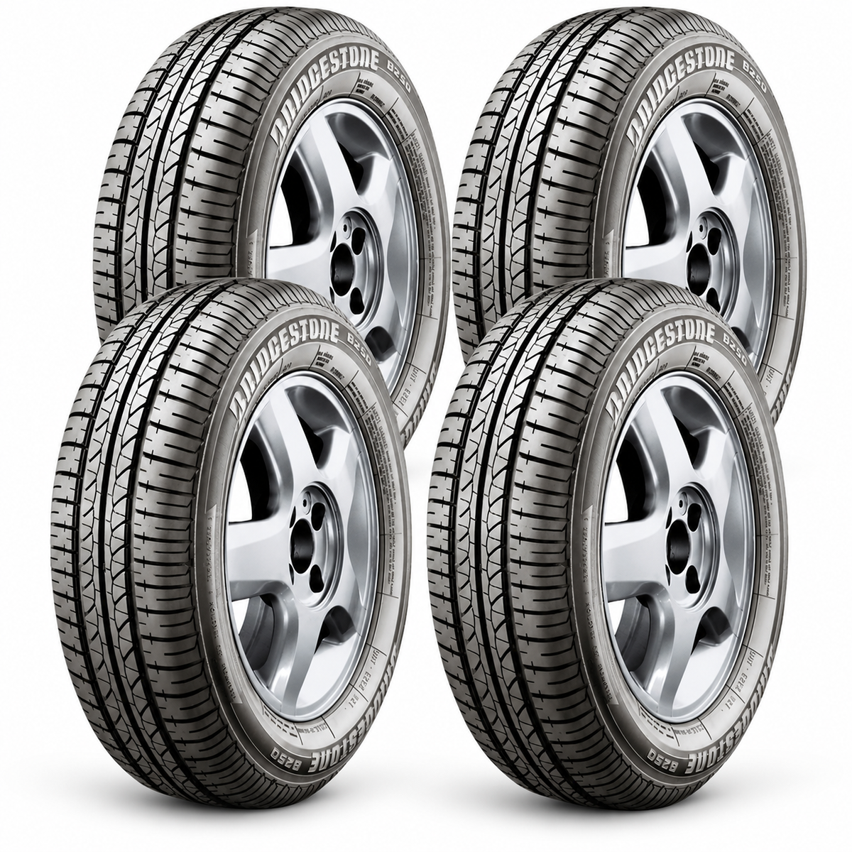 Paquete de 4 Llantas Bridgestone B250 185/65R15 88H