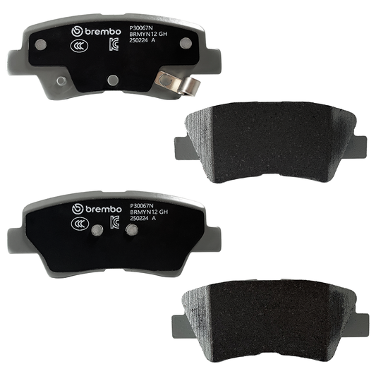 BALATAS TRASERAS CERAMICA BREMBO ATTITUDE/ELANTRA /TUCSON 2011-2019