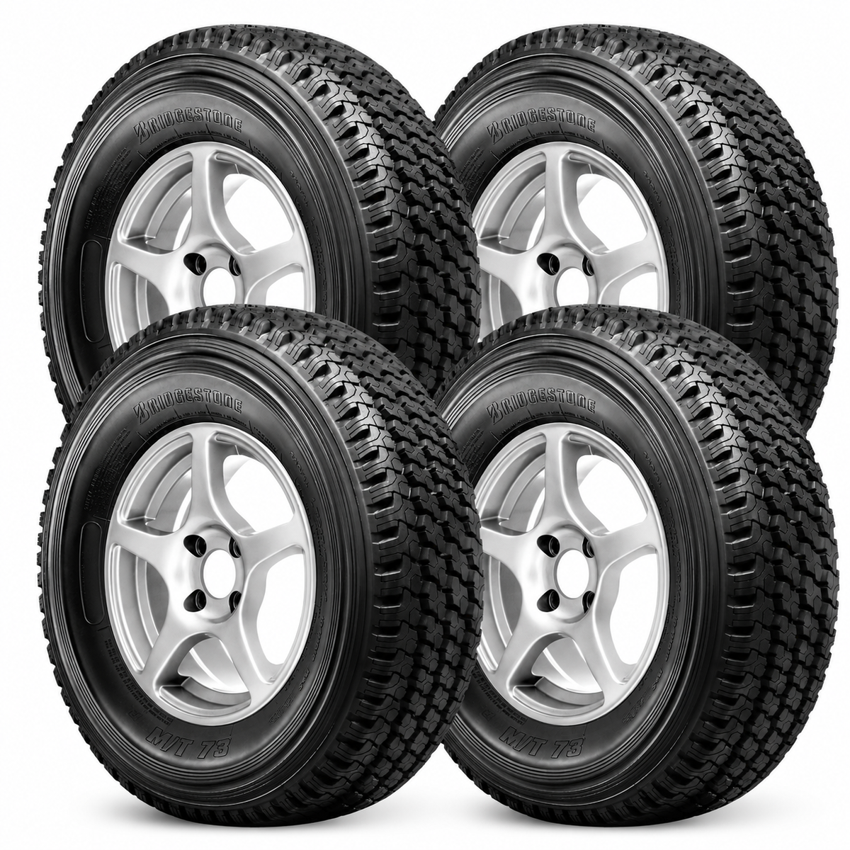 Paquete de 4 Llantas Bridgestone M773 215/75R14 104/101R 8PR