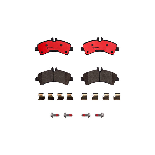 BREMBO BALATA CERÁMICA TRASERA COMPATIBLE CON VOLKSWAGEN CRAFTER VAN 2008-2018